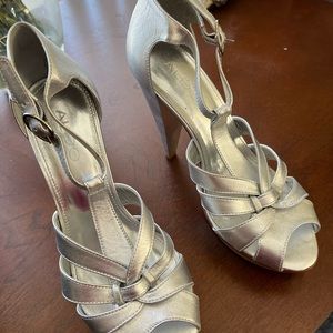 Aldo silver dress shoes